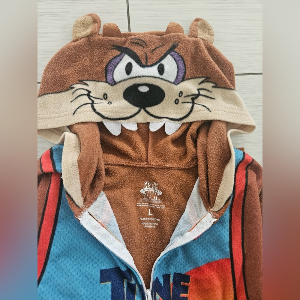 Kids Hooded Onsie/Jumpsuit - Toon Squad - Picture 4 of 4